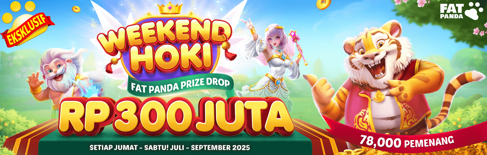 FAT PANDA - WEEKEND HOKI: FAT PANDA PRIZE DROP 
